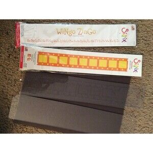 Sizzix Die Cuts Strips Wingo Zingo Alphabet and Film Strip, 2 Cutting plates B14